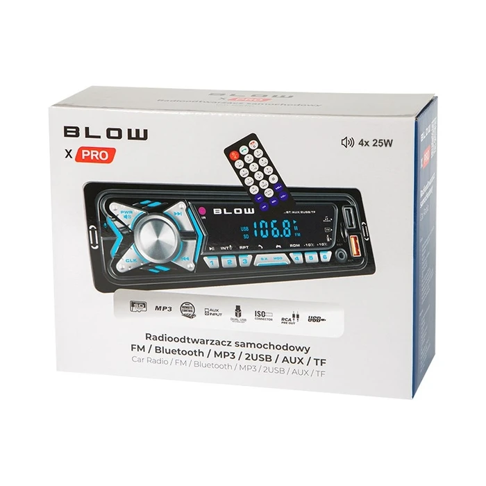 Αξεσουάρ Αυτοκινήτου Blow X-PRO MP3/USB/micro USB/Bluetooth Black