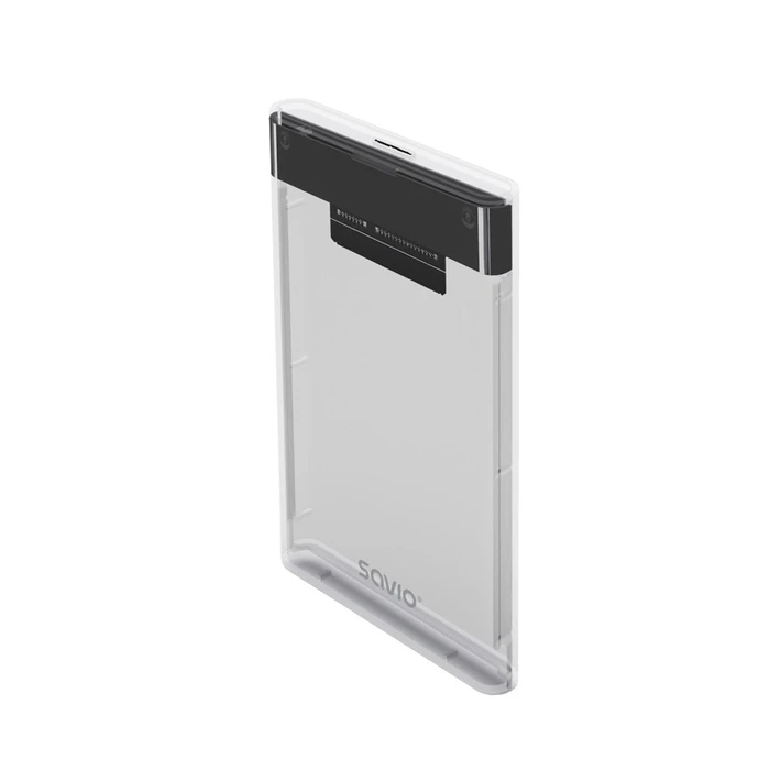 Θήκη για Σκληρό Δίσκο Savio 2.5" HDD/SSD USB 3.0, transparent, AK-66