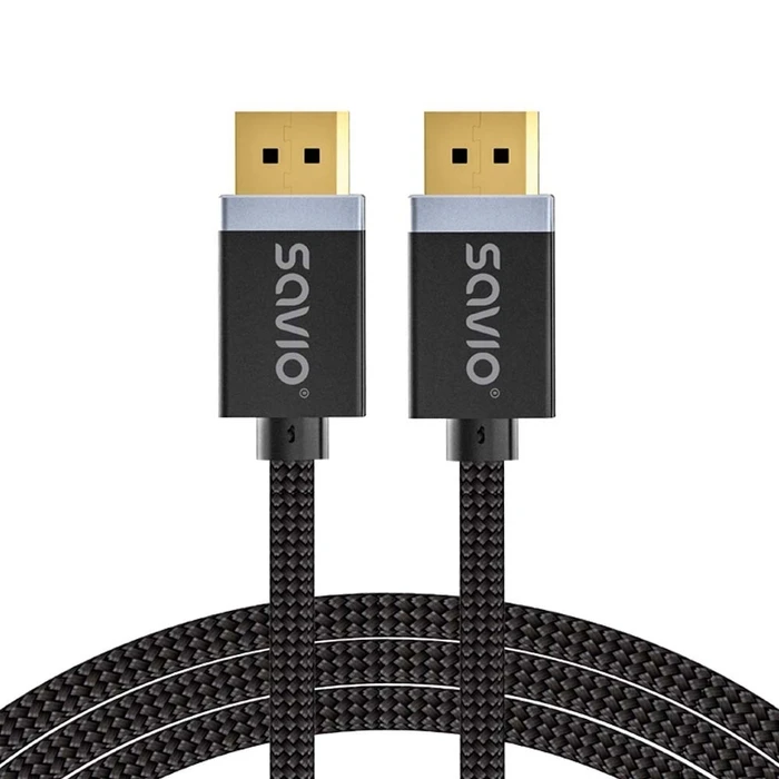 Καλώδιο DisplayPort Savio (M) - DisplayPort (M) CABLE, V1.4, 3 m, CL-176