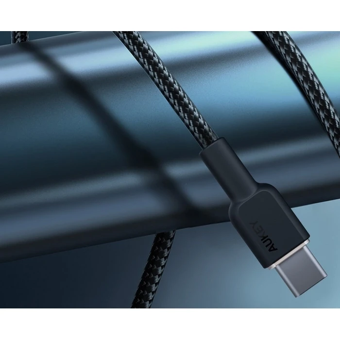 Καλώδιο USB Aukey CB-NCC2 Type-C Power Delivery PD 60W 3A 1.8m Nylon Black