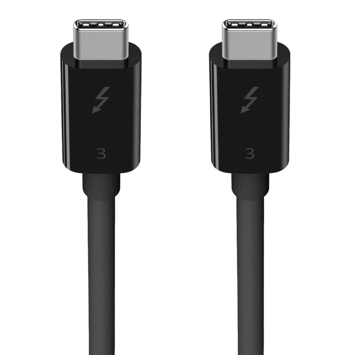 Καλώδιο USB Belkin F2CD084bt0.8MBK 0.8 m 40 Gbit/s Black