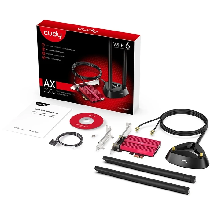 Κάρτα Δικτύου Cudy WE4000 Internal WLAN / Bluetooth 2400 Mbit/s