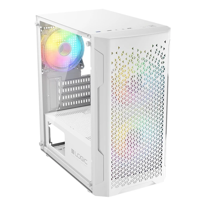 Κουτί Υπολογιστή Logic ARAMIS ARGB Mini USB 3.0 White