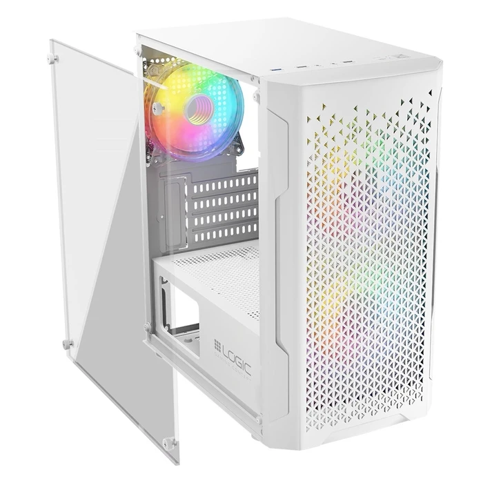 Κουτί Υπολογιστή Logic ARAMIS ARGB Mini USB 3.0 White