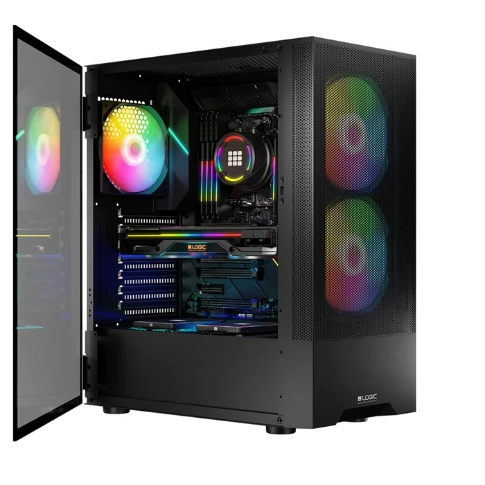 Κουτί Υπολογιστή Logic ARYA ARGB MINIDI USB 3.0 Black