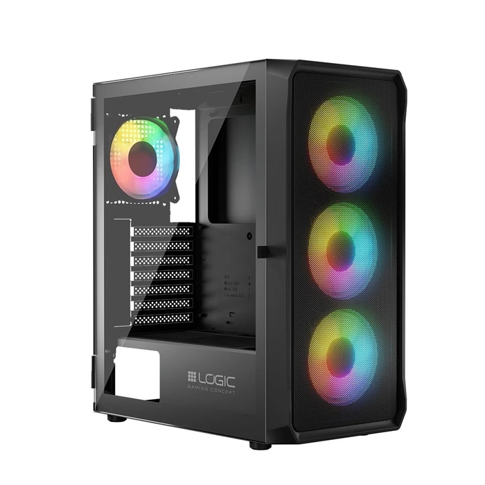 Κουτί Υπολογιστή Logic PORTOS ARGB MINIDI USB 3.0 Black