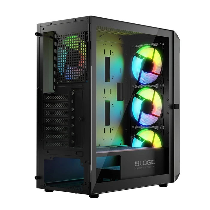 Κουτί Υπολογιστή Logic PORTOS ARGB MINIDI USB 3.0 Black