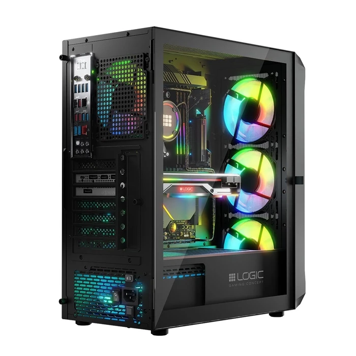 Κουτί Υπολογιστή Logic PORTOS ARGB MINIDI USB 3.0 Black