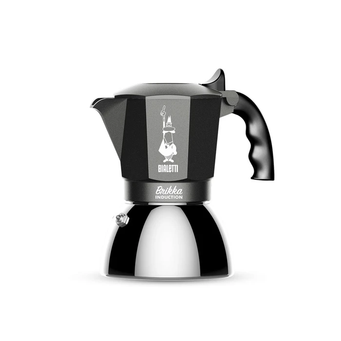 Μπρίκι Espresso Bialetti Brikka INDUCTION 4TZ 180 ml Anthracite, Silver