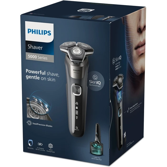 Ξυριστική Μηχανή Philips Series 5000 S5887/50 Wet and dry with 3 accessories