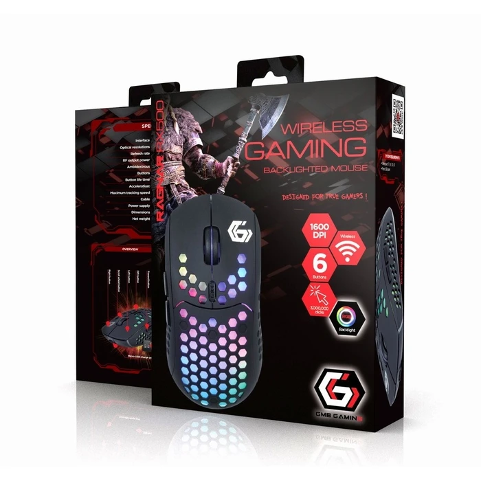 Ποντίκι Ενσύρματο Gembird MUSG-RAGNAR-RX500 USB Gaming RGB backlighted 10 buttons, 7200 DPI