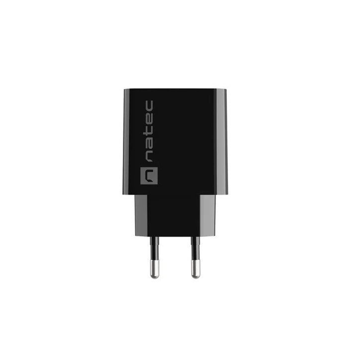 Φορτιστής Πρίζας Natec MAINS RIBERA USB-A 18W Black