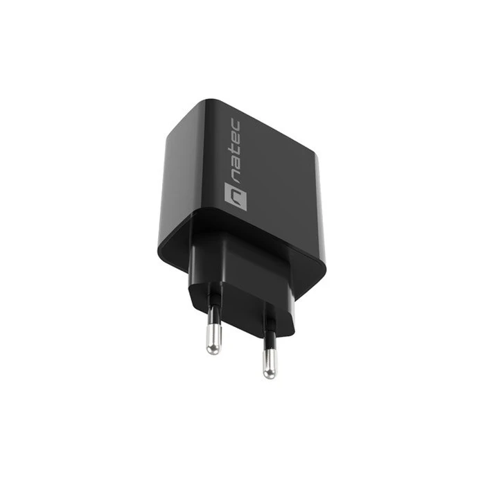 Φορτιστής Πρίζας Natec MAINS RIBERA USB-A 18W Black