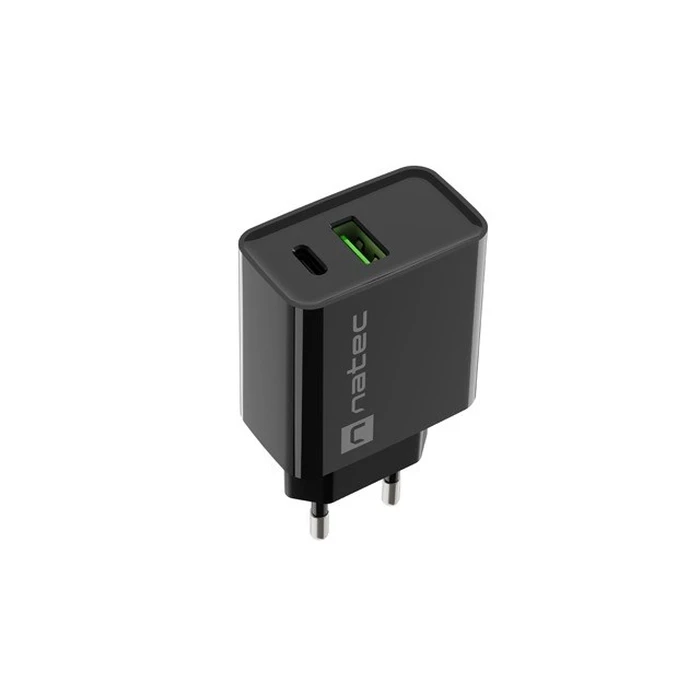 Φορτιστής Πρίζας Natec Network RIBERA USB-A+Type-C 20W PD