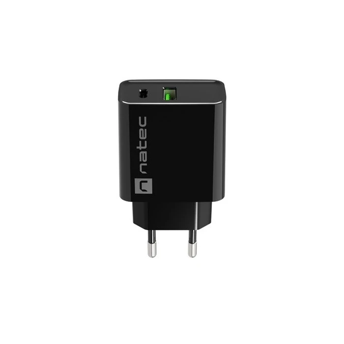 Φορτιστής Πρίζας Natec Network RIBERA USB-A+Type-C 20W PD