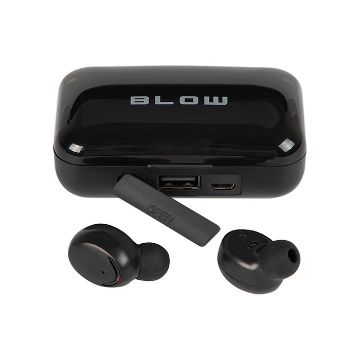 Bluetooth Handsfree Blow Earbuds BTE500 Black 2000mAh