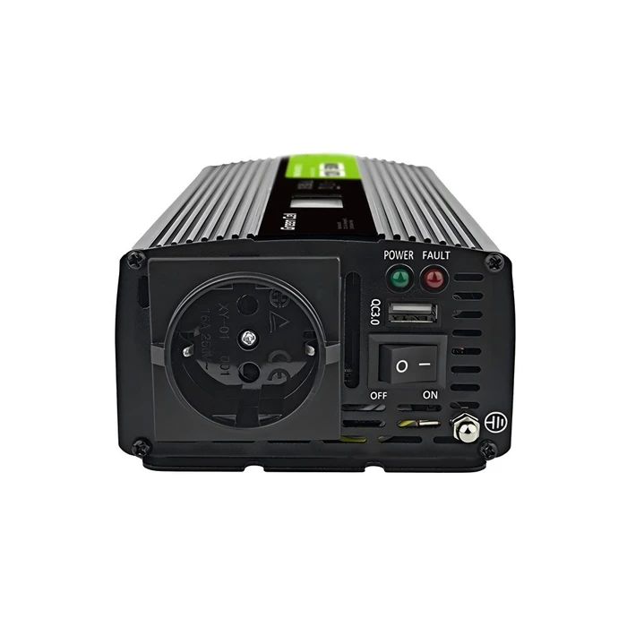 Inverter Αυτοκινήτου Green Cell LCD 12V 500W/10000W with display - pure sine wave