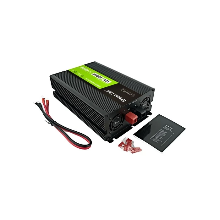 Inverter Αυτοκινήτου Green Cell LCD 12V to 230V 2000W/40000W with LCD - pure sine wave