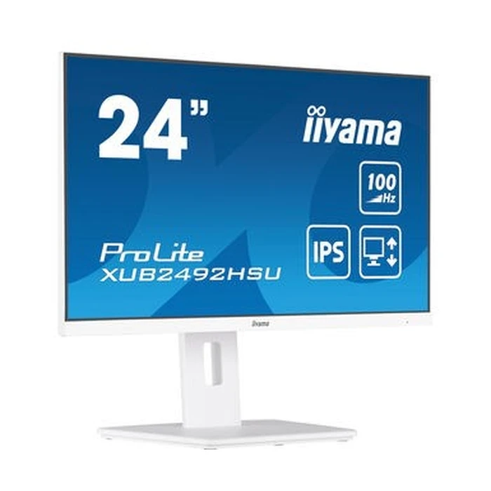 Monitor 23.8" Iiyama XUB2492HSU-W6 1920 x 1080 px Full HD LED White