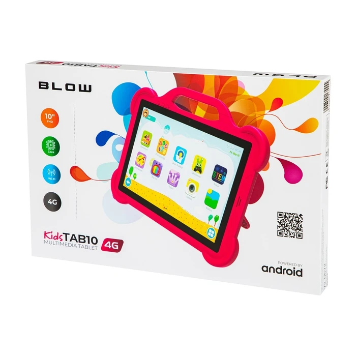 Tablet KidsTAB10 4G Blow 4/64GB pink + case