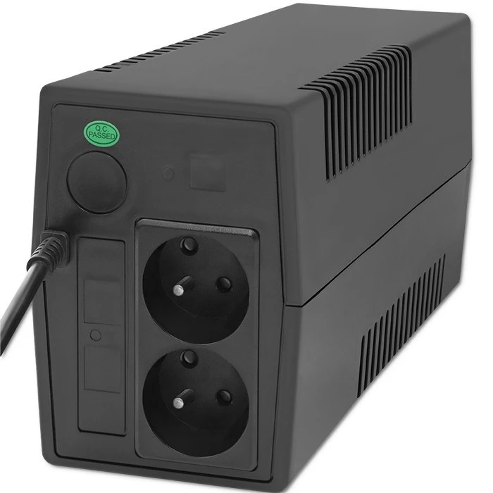 UPS Qoltec 53774 Line-Interactive 1 kVA 600 W 1 AC outlet(s)