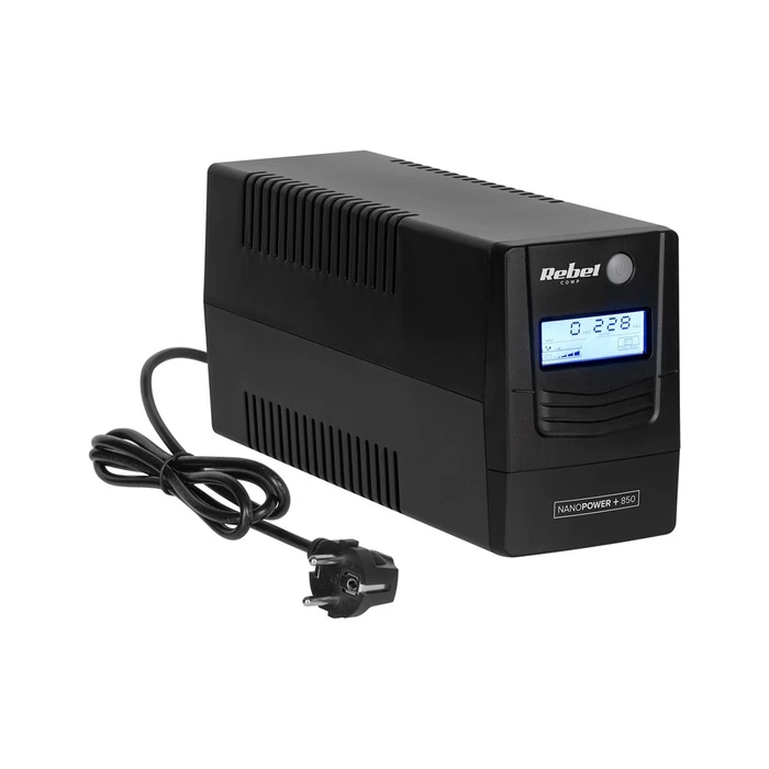 UPS Rebel Nanopower Plus 850, Off-line, Sinusoida, 850VA, 480W , LCD, USB