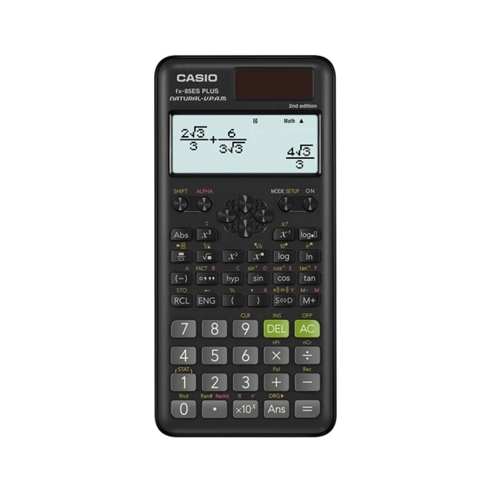 Αριθμομηχανή Casio Scientific FX-85ESPLUS-2 B, 77X162MM, CARDBOARD Black