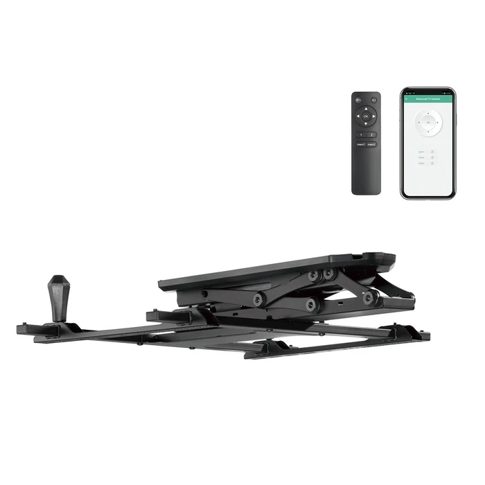 Βάση Τηλεόραση Maclean Electric ceiling TUYA support, max VESA 600x400, remote 32"-70", 35kg, MC-880T
