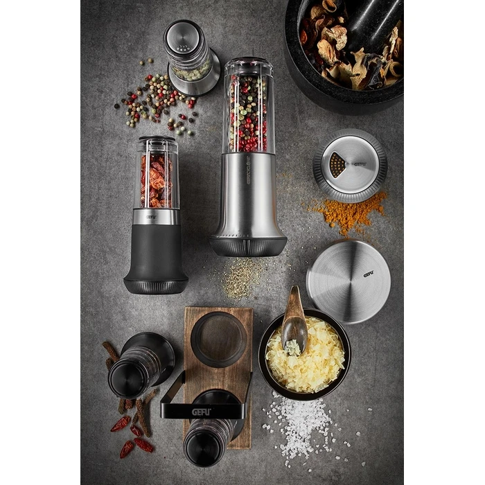 Γουδί Gefu 35300 mortar/pestle Black, Stainless steel Granite