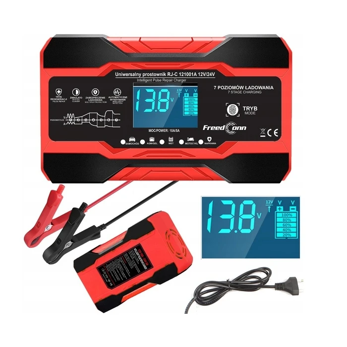 Εκκινητής Μπαταρίας Αυτοκινήτου FreedConn RJ-C 121001A 12V, 10A /24V 5A