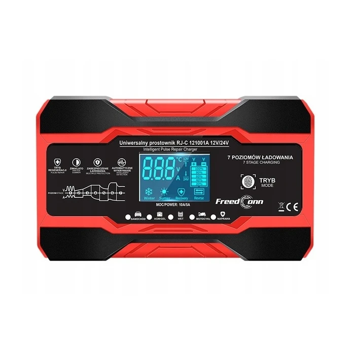 Εκκινητής Μπαταρίας Αυτοκινήτου FreedConn RJ-C 121001A 12V, 10A /24V 5A