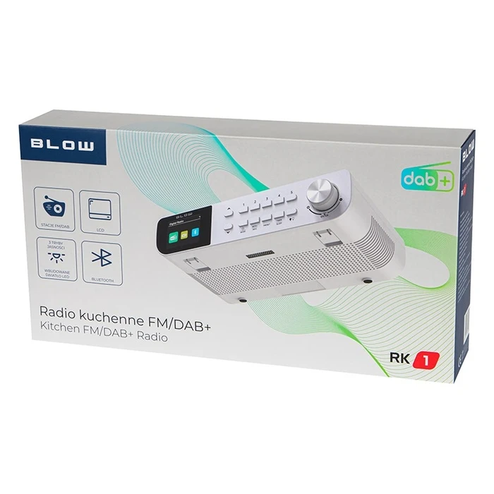 Επιτραπέζιο Ραδιόφωνο Blow FM/DAB+ RK1 kitchen White