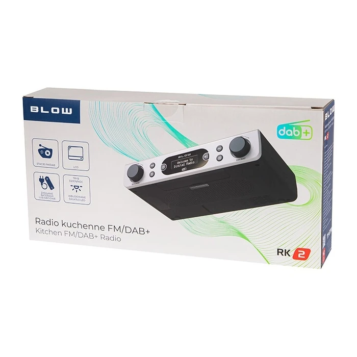 Επιτραπέζιο Ραδιόφωνο Blow FM/DAB+ RK2 kitchen silver
