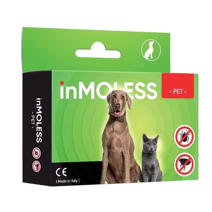 Ηλεκτρικό Εντομοαπωθητικό InMOLESS Pet Ultrasonic flea and tick for pets - Orange