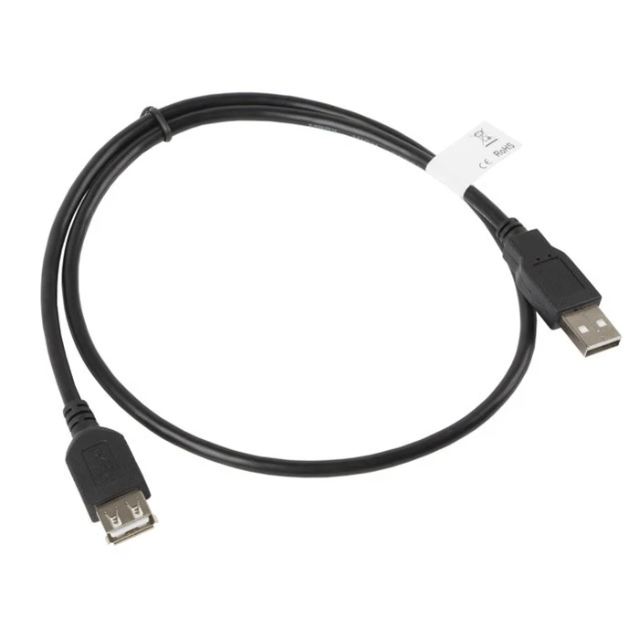 Καλώδιο USB Lanberg CA-USBE-10CC-0007-BK 0.7 m USB 2.0 Type-A Black