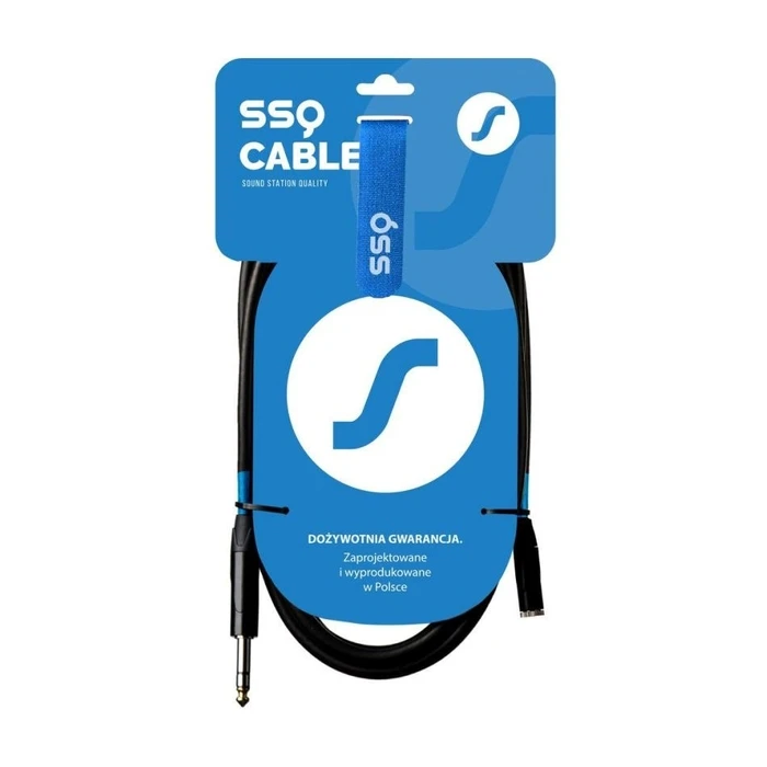 Καλώδιο Ήχου SSQ JSG3 - Jack Stereo 3,5 mm - Jack stereo 6,3 mm, 3 m