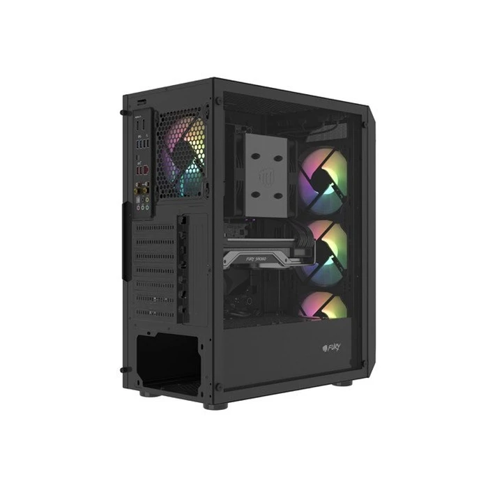 Κουτί Η/Υ Natec FURY SHOBO SH4F RGB MIDI TOWER with WINDOW Black