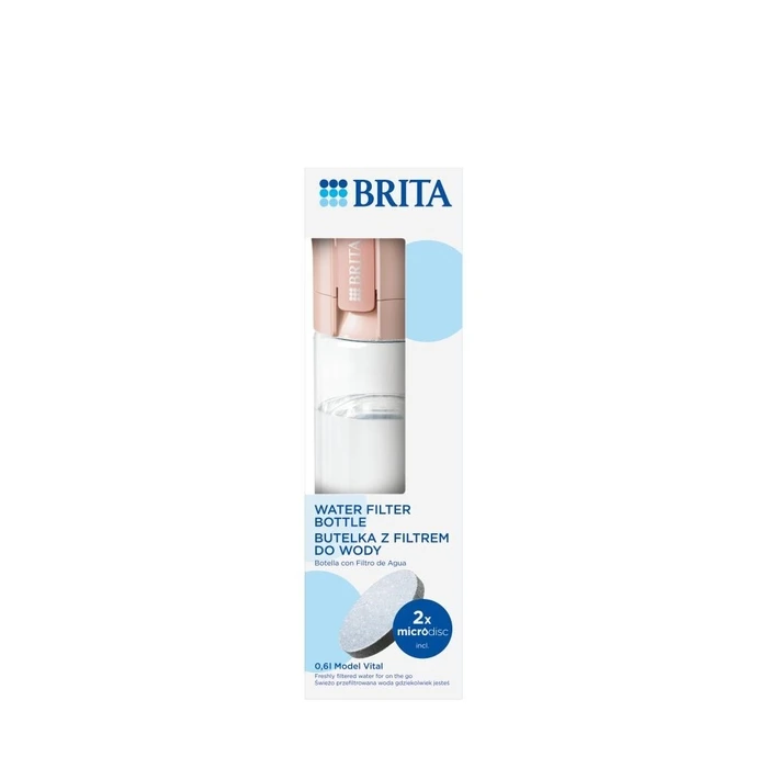 Παγούρι Brita Vital peach 2-disc filter bottle
