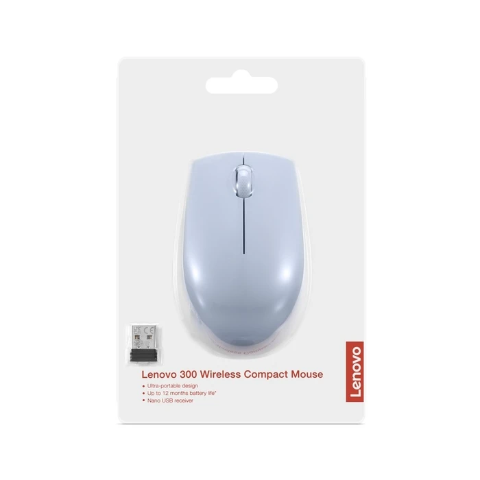 Ποντίκι Ασύρματο Lenovo 300 Compact Optisch Blue 3 Tasten 1000 dpi Ambidextrous RF Optical