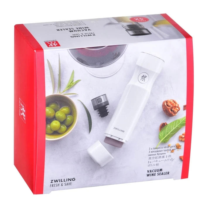 Πώμα Φιάλης Zwilling FRESH & SAVE wine preserving pump 3 cm Silicone, Stainless steel