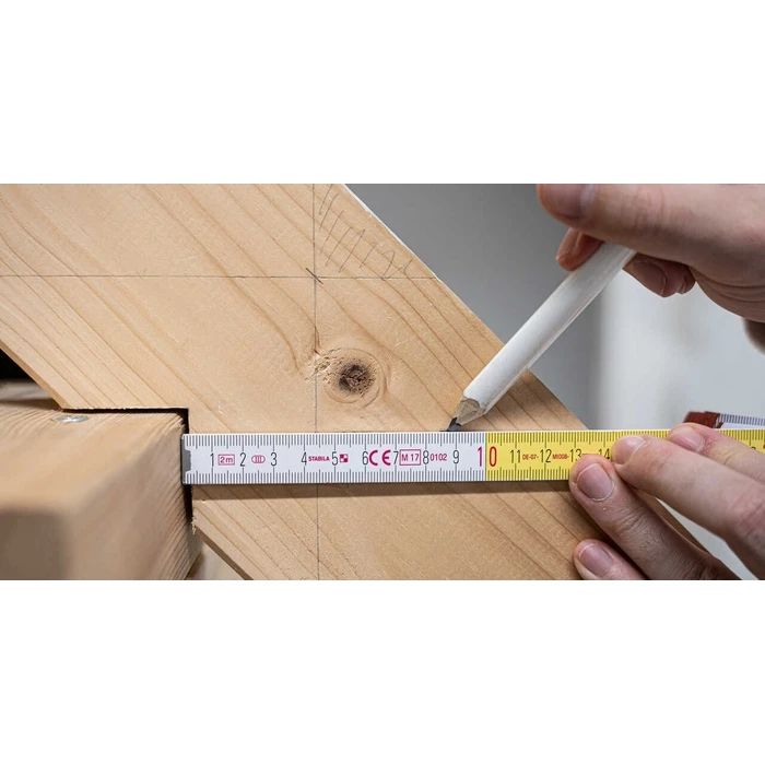 Σπαστό Μέτρο Stabila Folding tape measure beech 1707 White, 2m