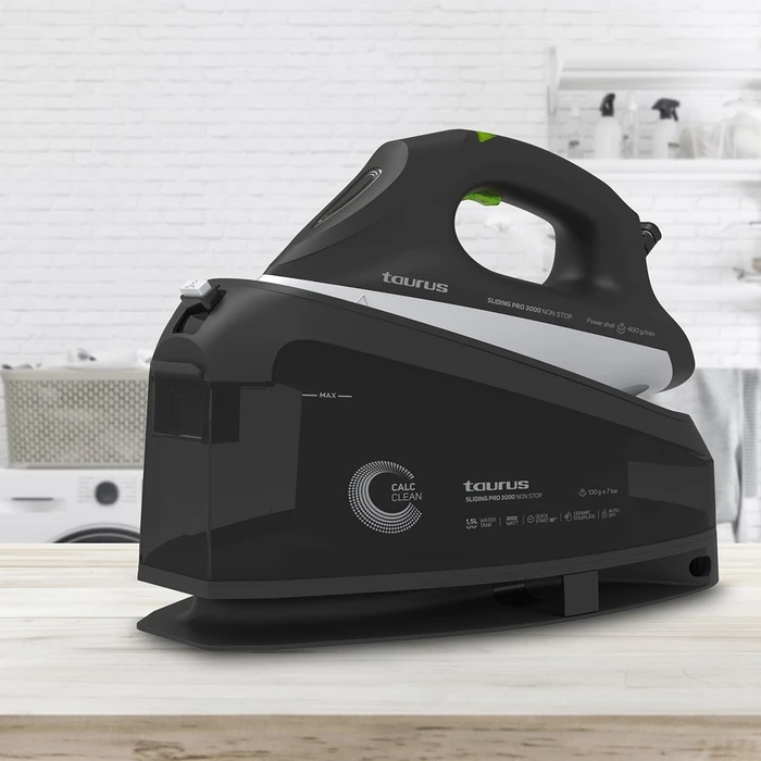 Σύστημα Σιδερώματος Taurus Sliding Pro 3000 Non Stop 3000 W 1.5 L Ceramic Black