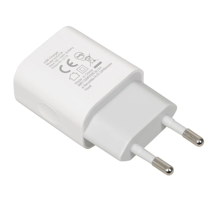 Φορτιστής Πρίζας iBox C-41 universal with micro USB cable, White