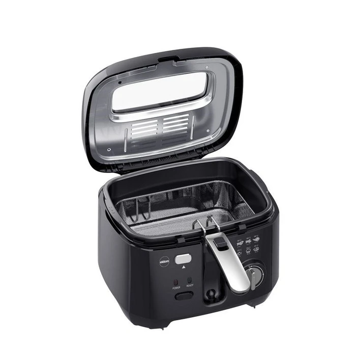 Φριτέζα Eldom FREET, 2.5 L, 400 g of fries, removable oil tank, Black