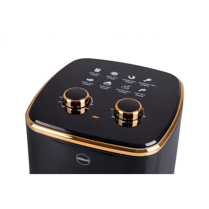 Air Fryer Eldom FRITTA fat-free, capacity 5.0 l, adjustable temp., clock, 1500 W