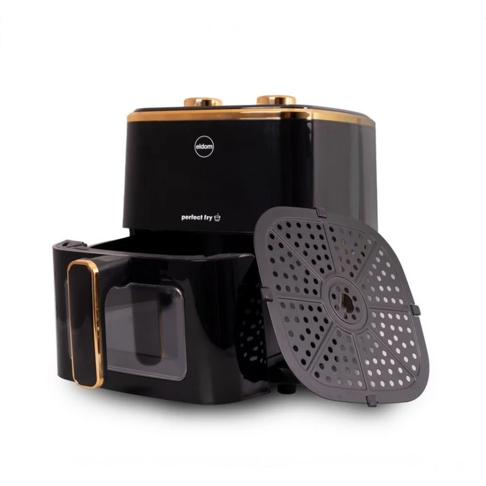 Air Fryer Eldom FRITTA fat-free, capacity 5.0 l, adjustable temp., clock, 1500 W