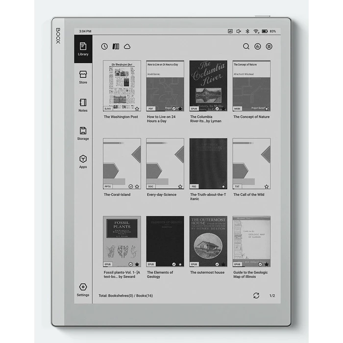 Ebook Reader Onyx BOOX GO 10.3 64GB 26.2 cm (10.3") 4GB Wi-Fi 5 (802.11ac) Android 12 White