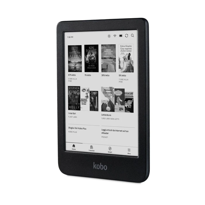 Ebook Reader Rakuten Kobo Clara BW Touchscreen 16GB Wi-Fi Black