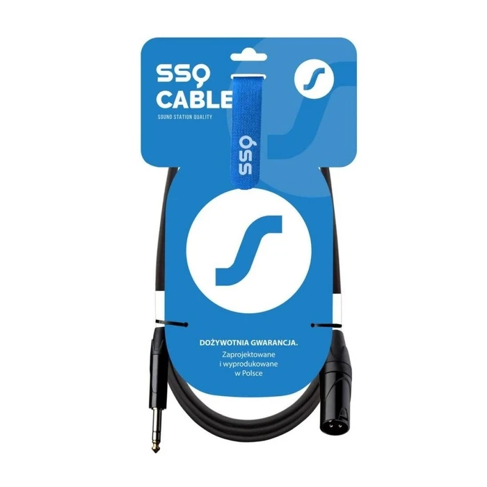 Καλώδιο Ήχου SSQ JSXM10 - XLR male - Jack stereo 6,3 mm , 10 m