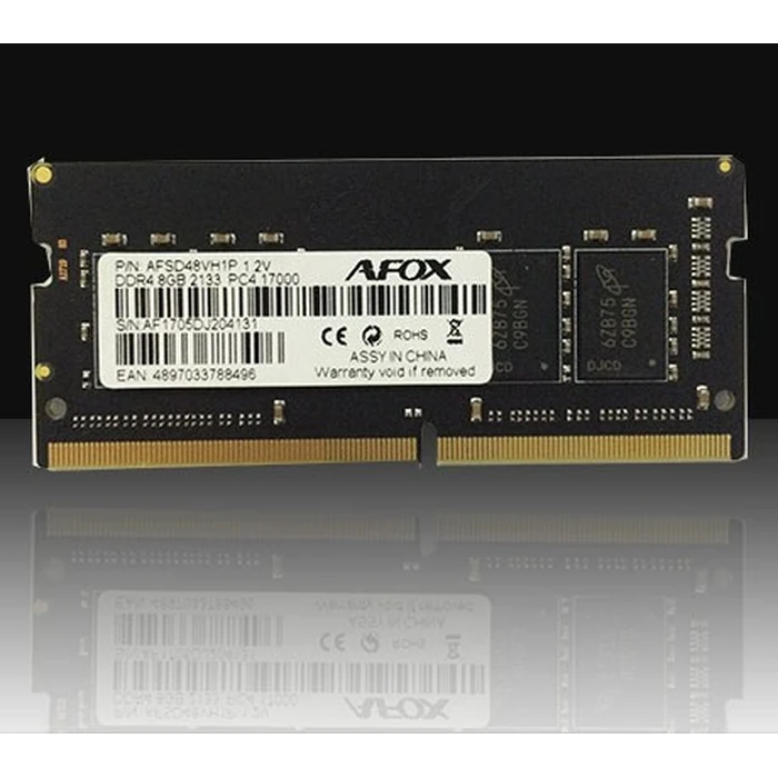 Μνήμη RAM Φορητού DDR4 8GB AFOX SO-DIMMDR4 3200MHZ